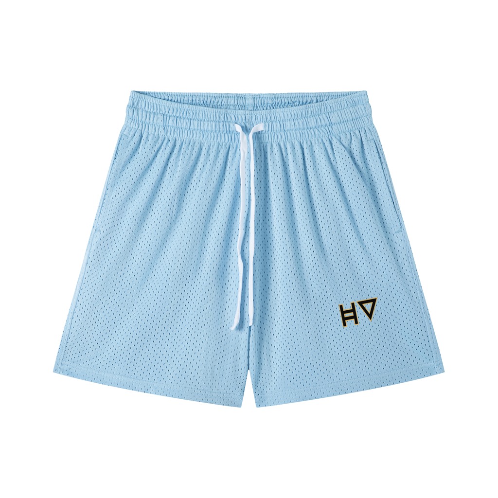 Mesh Drawstring Shorts