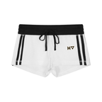 Women's Contrast Stripe Track Shorts