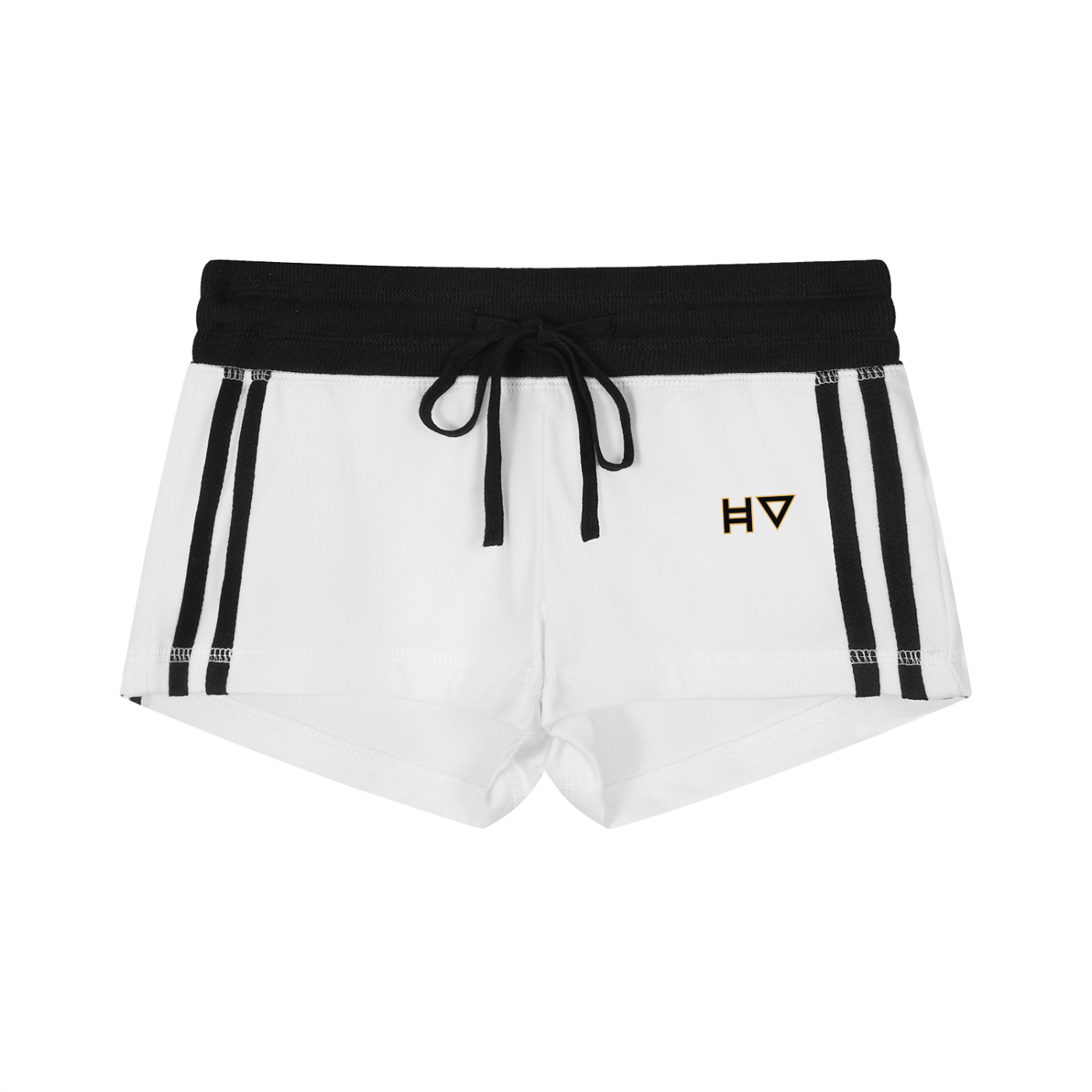 Women's Contrast Stripe Track Shorts