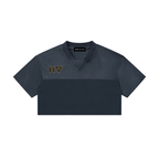 Women’s Cropped Paneled V-Neck Jersey