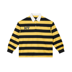 Color Block Stripe Polo Shirt