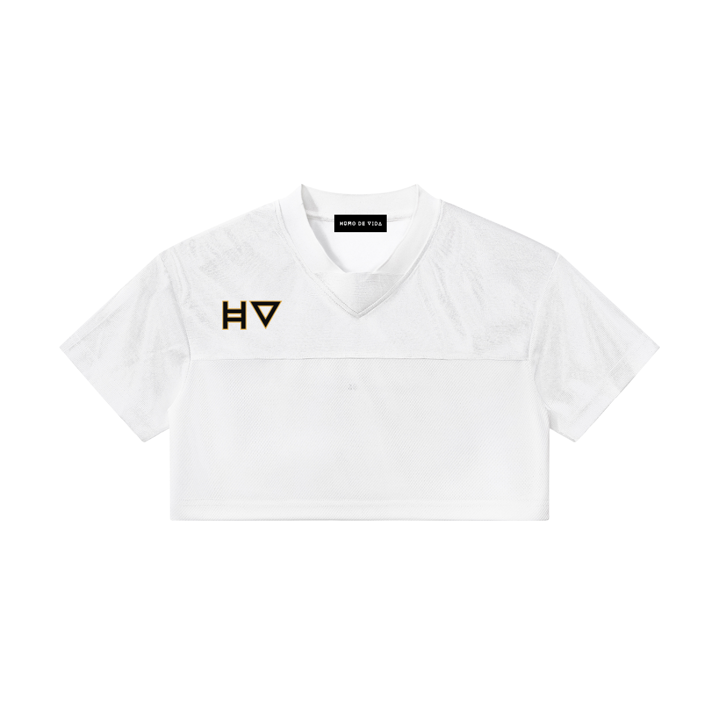 Women’s Cropped Paneled V-Neck Jersey