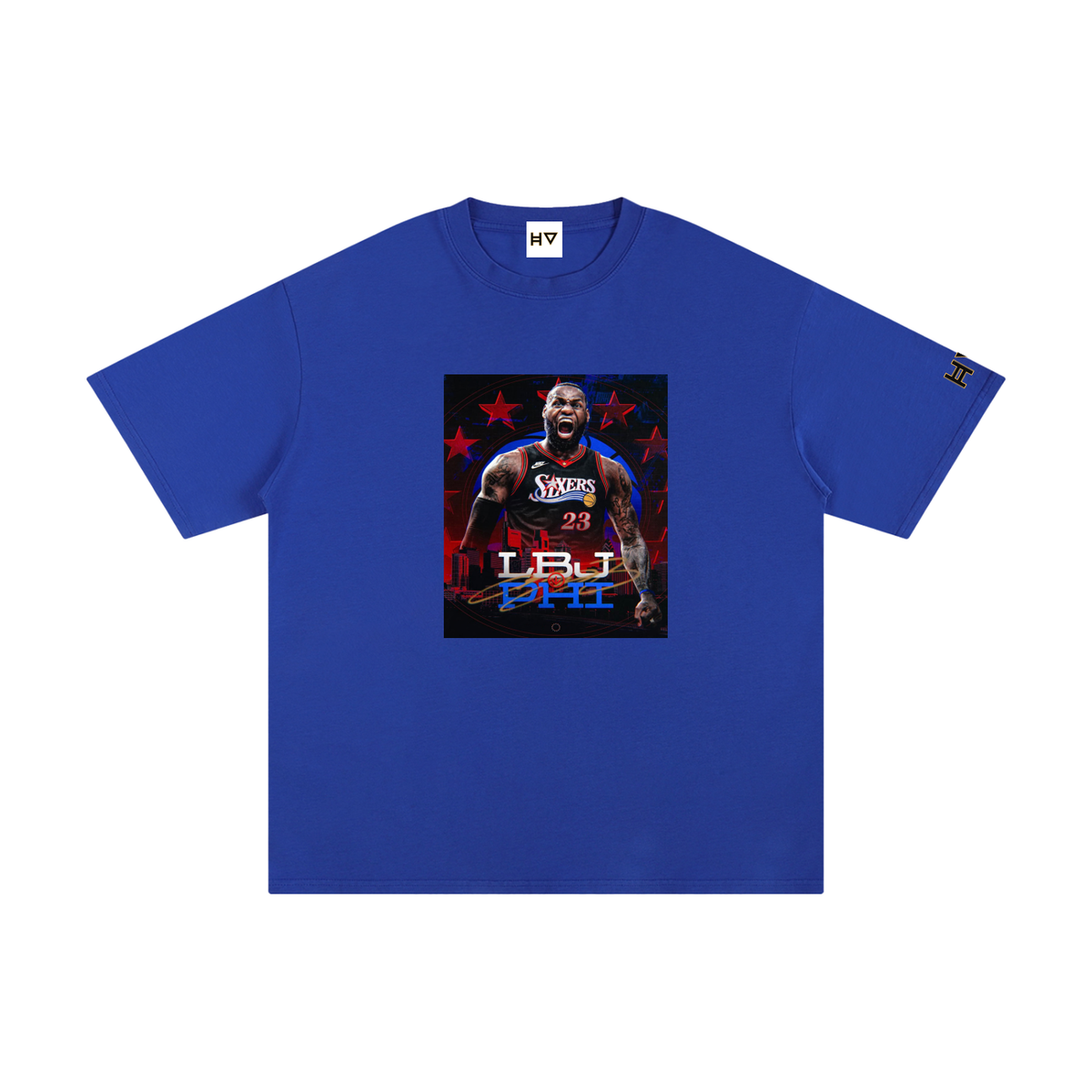 Lebron James 76ers Blue