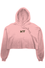 crop fleece hoodie