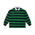 Color Block Stripe Polo Shirt
