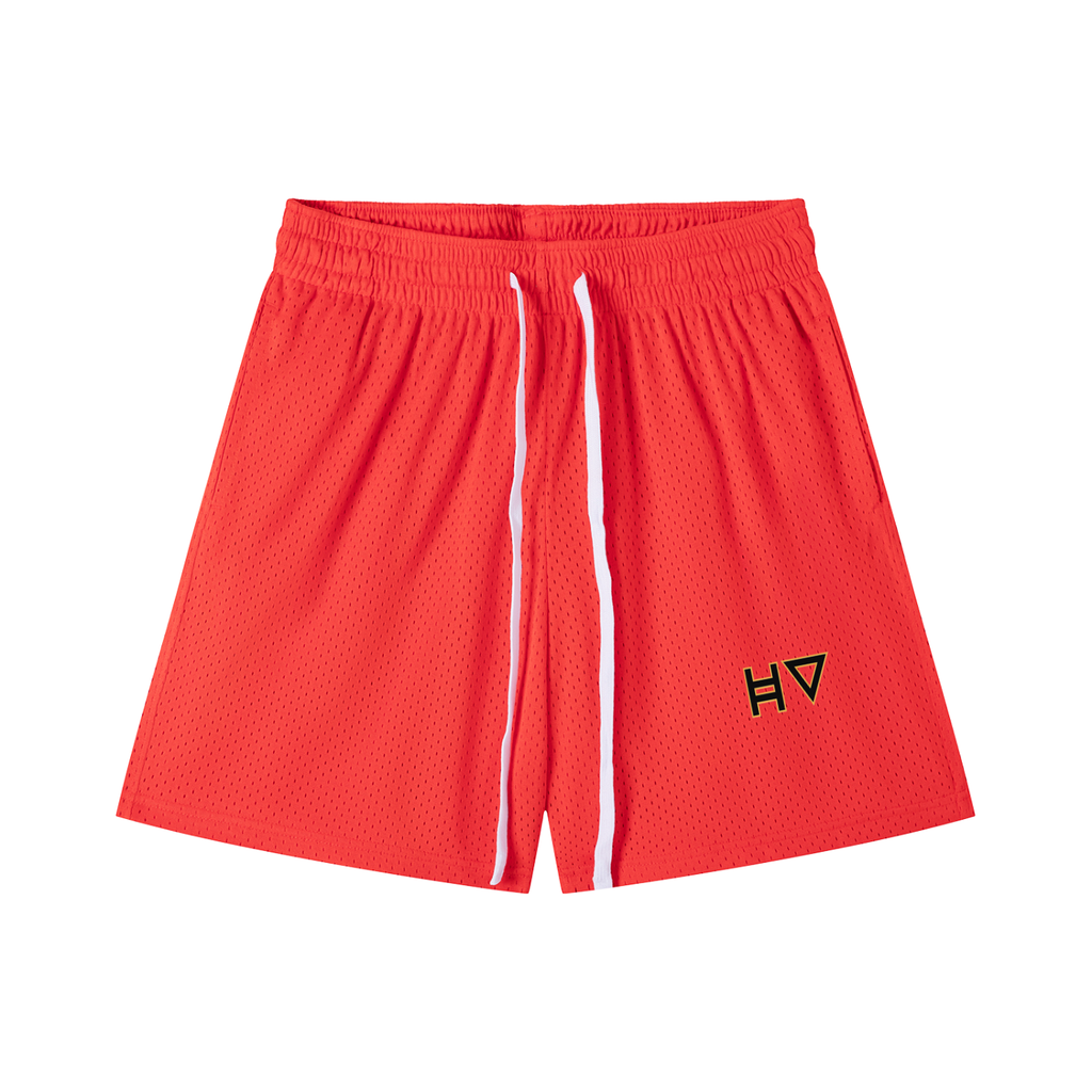Mesh Drawstring Shorts