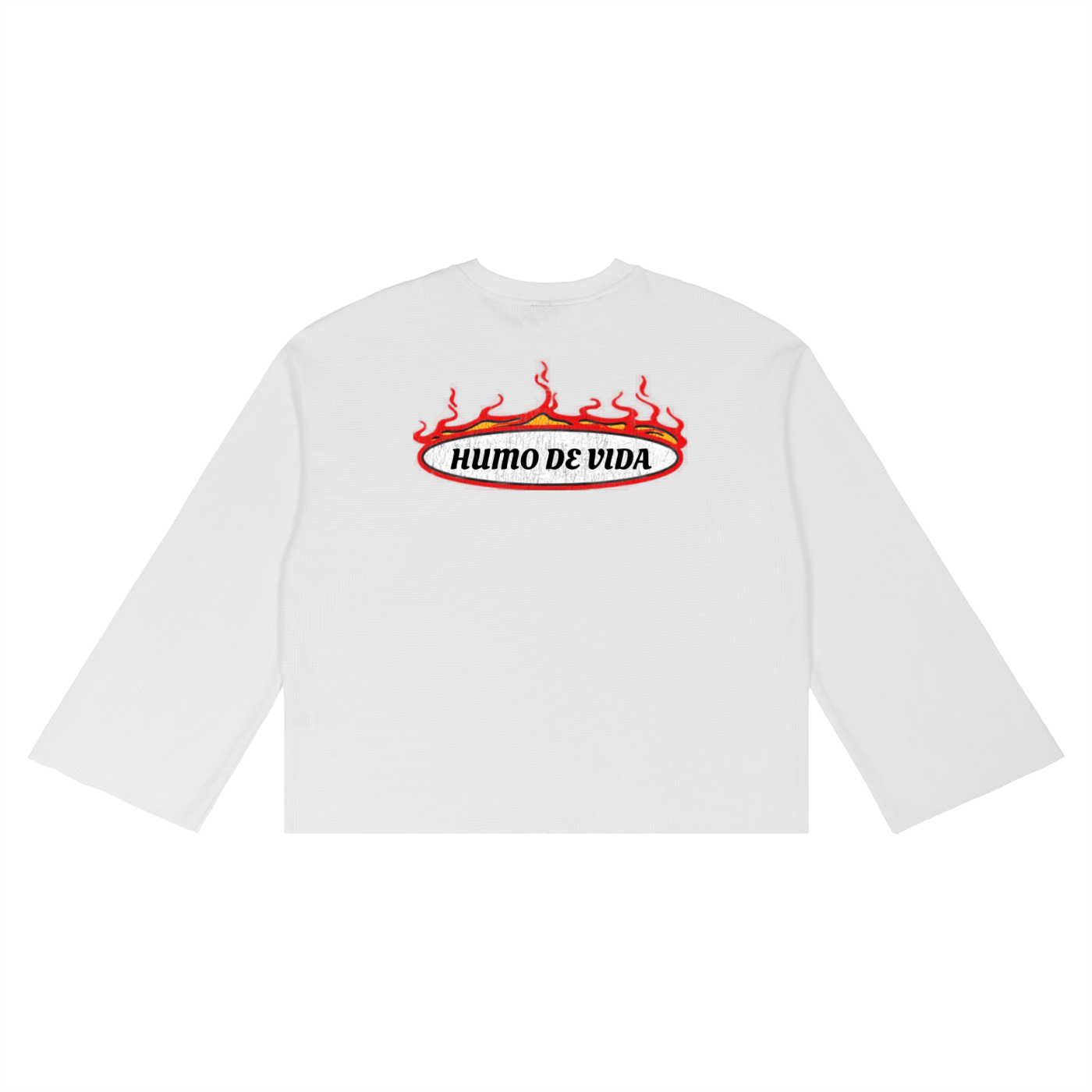 Unisex Waffle Raw Edge T-Shirt