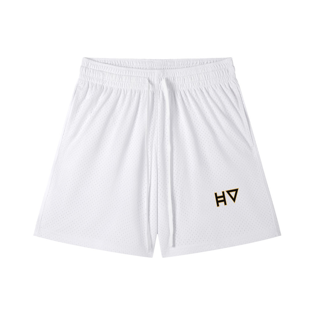 Mesh Drawstring Shorts
