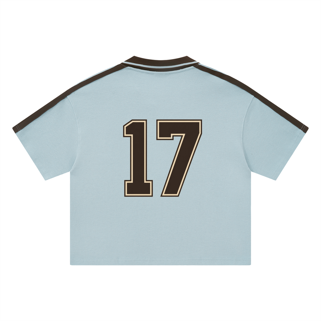 Unisex Color Block Polo Shirt