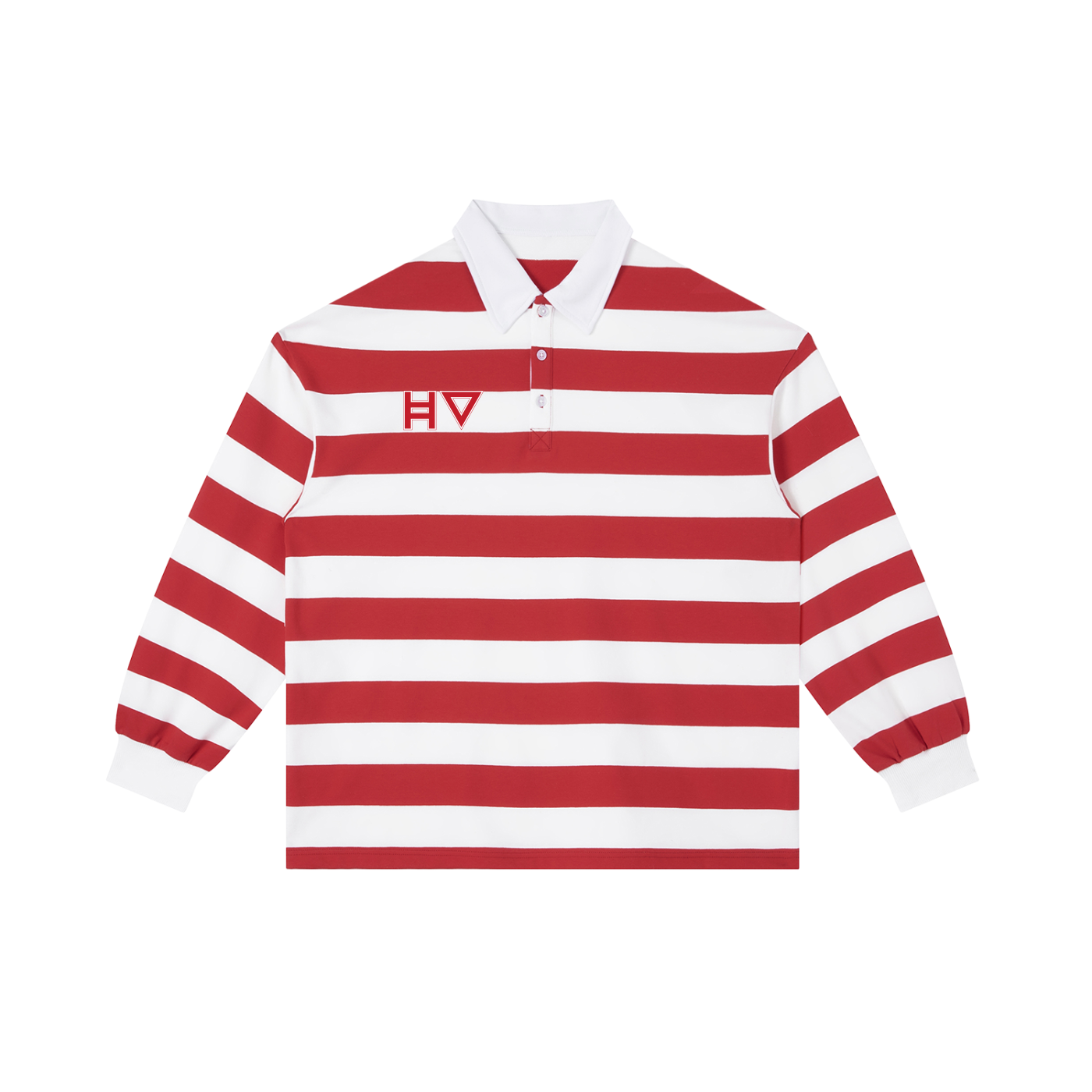 Color Block Stripe Polo Shirt